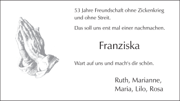 Anzeige von Franziska  von MGO