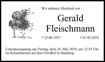 Anzeige von Gerald Fleischmann von MGO