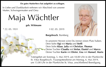 Anzeige von Maja Wächtler von MGO