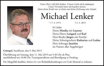 Anzeige von Michael Lenker von MGO