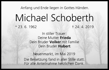 Anzeige von Michael Schoberth von MGO