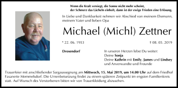 Anzeige von Michael Zettner von MGO