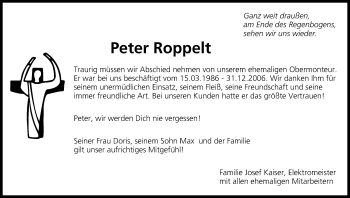 Anzeige von Peter Roppelt von MGO