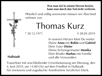 Anzeige von Thomas Kurz von MGO