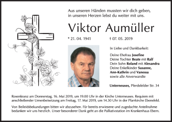 Anzeige von Viktor Aumüller von MGO