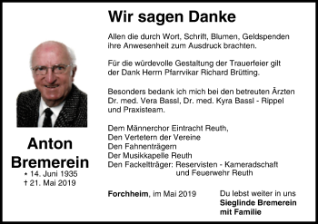 Anzeige von Anton Bremerein von MGO