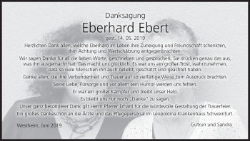 Anzeige von Eberhard Ebert von MGO