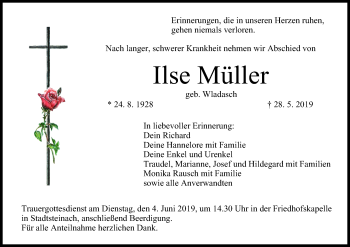 Anzeige von Ilse Müller von MGO
