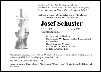 Anzeige von Josef Schuster von MGO
