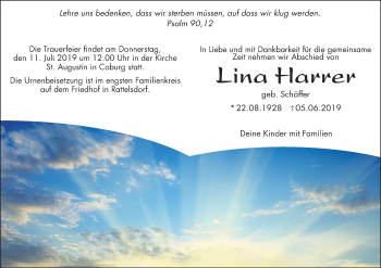 Anzeige von Lina Harrer von MGO