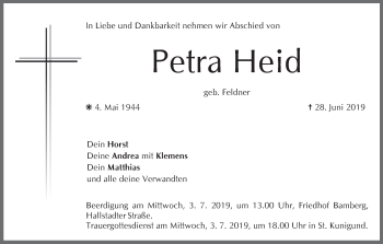 Anzeige von Petra Heid von MGO