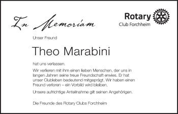 Anzeige von Theo Marabini von MGO
