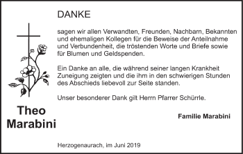 Anzeige von Theo Marabini von MGO