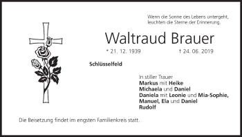 Anzeige von Waltraud Brauer von MGO