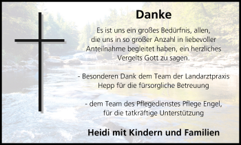 Anzeige von Danke  von MGO