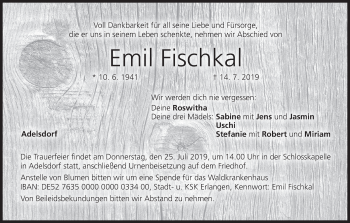 Anzeige von Emil Fischkal von MGO