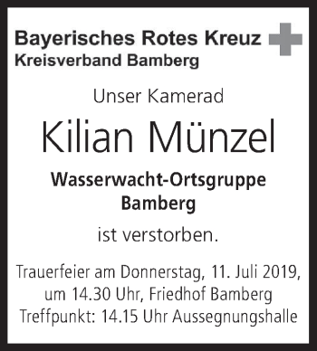 Anzeige von Kilian Münzel von MGO