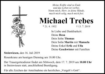 Anzeige von Michael Trebes von MGO