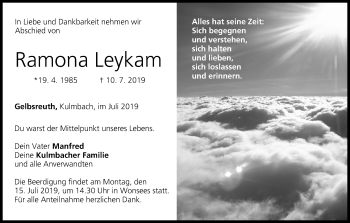Anzeige von Ramona Leykam von MGO