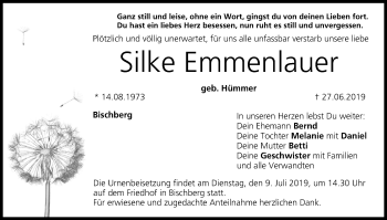 Anzeige von Silke Emmenlauer von MGO