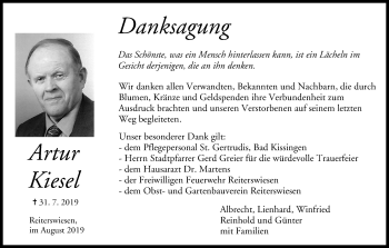 Anzeige von Artur Kiesel von MGO