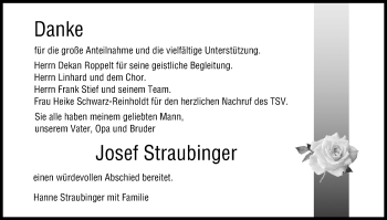 Anzeige von Josef Straubinger von MGO