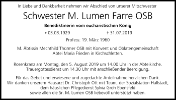 Anzeige von M. Lumen Farre von MGO