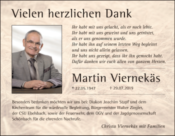 Anzeige von Martin Viernekäs von MGO