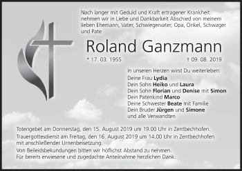 Anzeige von Roland Ganzmann von MGO