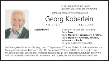 Anzeige von Georg Köberlein von MGO