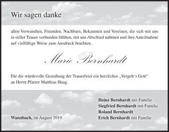Anzeige von Marie Bernhardt von MGO