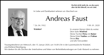 Anzeige von Andreas Faust von MGO
