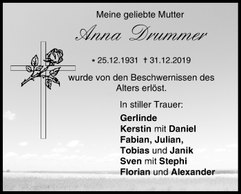 Anzeige von Anna Drummer von MGO