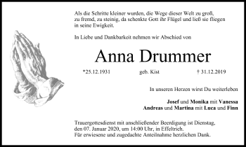 Anzeige von Anna Drummer von MGO