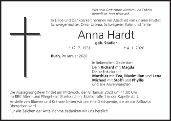 Anzeige von Anna Hardt von MGO