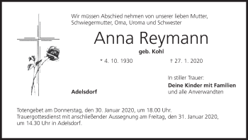 Anzeige von Anna Reymann von MGO