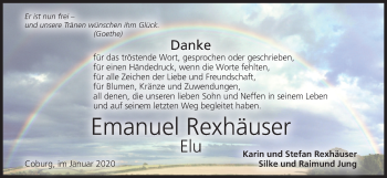 Anzeige von Emanuel Rexhäuser von MGO