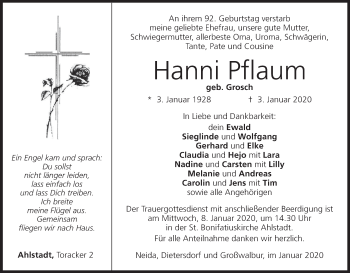 Anzeige von Harm Pflaum von MGO