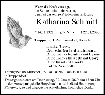 Anzeige von Katharina Schmitt von MGO