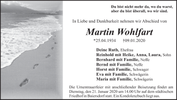 Anzeige von Martin Wohlfart von MGO