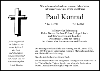 Anzeige von Paul Konrad von MGO