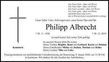 Anzeige von Philipp Albrecht von MGO
