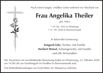 Anzeige von Angelika Theiler von MGO