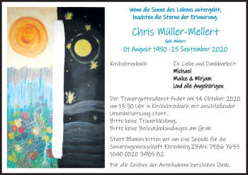 Anzeige von Chris Müller-Mellert von MGO