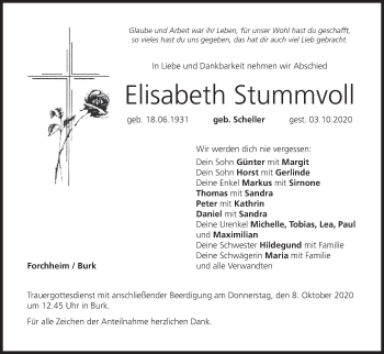 Anzeige von Elisabeth Stummvoll von MGO