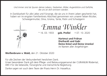 Anzeige von Emma Winkler von MGO
