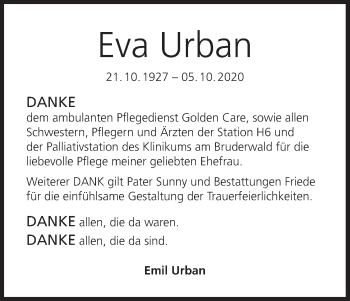 Anzeige von Eva Urban von MGO