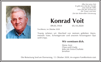 Anzeige von Konrad Voit von MGO