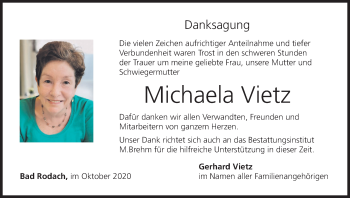 Anzeige von Michaela Vietz von MGO