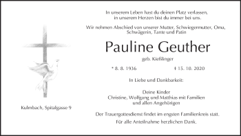 Anzeige von Pauline Geuther von MGO
